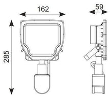 Load image into Gallery viewer, Ansell Carina 20W LED Floodlight + PIR Cool White - ACALED20/PIR