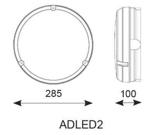 Load image into Gallery viewer, Ansell Delta 14W LED Bulkhead - ADLED2/WV