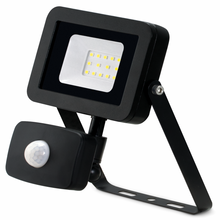 Load image into Gallery viewer, JCC LED 10W LED Floodlight + PIR Black IP65 - JC45201BLK
