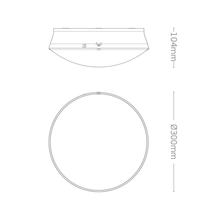 Load image into Gallery viewer, JCC RadiaLED Optimum 14W Bulkhead + Emergency White - JC23342WOP
