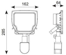 Load image into Gallery viewer, Ansell Carina 30W LED Floodlight + PIR Cool White - ACALED30/PIR
