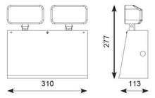 Load image into Gallery viewer, Ansell 3W LED Twin Spot Emergency - ATSLED/3NM
